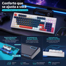 Teclado Gamer com Fio TANKIX 99 Teclas ABNT2 USB com Iluminação RGB