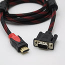 Cabo Adaptador VGA para HDMI 1,8 Metros para PC, Notebook, Monitor, TV e Projetor