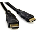 Cabo Mini HDMI para HDMI de Alta Velocidade para Câmera, Filmadora, Tablet e Placa de Vídeo