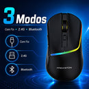 Mouse Gamer Sem Fio H‘maston MS16 12800 DPI Para PC