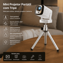 Suporte Portátil para Projetor com Cabeça Rotativa 360°
