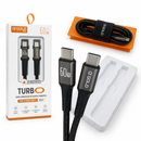 Cabo USB-C para USB-C A'GOLD 60W Turbo