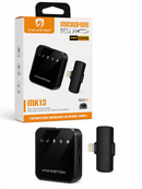 Microfone Sem Fio Lapela H'maston MK13 Anti Ruído