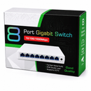 Switch de Rede Gigabit 8 Portas RJ45 – 10/100/1000 Mbps