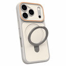 Capa Premium Fosca com Suporte de Anel Magnético MagSafe para iPhone 16 ao 17 Pro Max