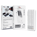 Power Bank 20.000mah com Display Turbo e 4 Cabos Integrados