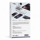 Power Bank 20.000mah com Display Turbo e 4 Cabos Integrados