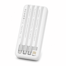 Power Bank 20.000mah com Display Turbo e 4 Cabos Integrados