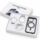 Kit Premium para iPhone – Capa MagSafe + Carregador Magnético + Carregador 20W