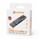 Leitor de Cartão USB-C e USB-A | SD e Micro SD com Transferência Rápida