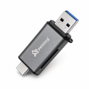Leitor de Cartão USB-C e USB-A | SD e Micro SD com Transferência Rápida
