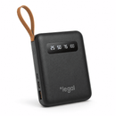 Carregador portátil de 10000mAh com 4 cabos de carregamento com LED