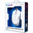 Mouse Branco Gamer Evus Thunder Master