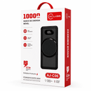 Carregador Portátil Power Bank 10000mAh 4 Cabos e Indução