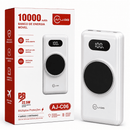 Carregador Portátil Power Bank 10000mAh 4 Cabos e Indução