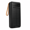 Carregador Portátil Power Bank Solar 20.000mah | Cabos 4 em 1