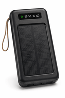 Carregador Portátil Power Bank Solar 20.000mah Com cabos 4 em 1