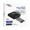 Power Bank de 10.000mAh + Legal | 4 Cabos Carregamento