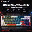 Teclado Gamer com Fio TANKIX 99 Teclas ABNT2 USB com Iluminação RGB